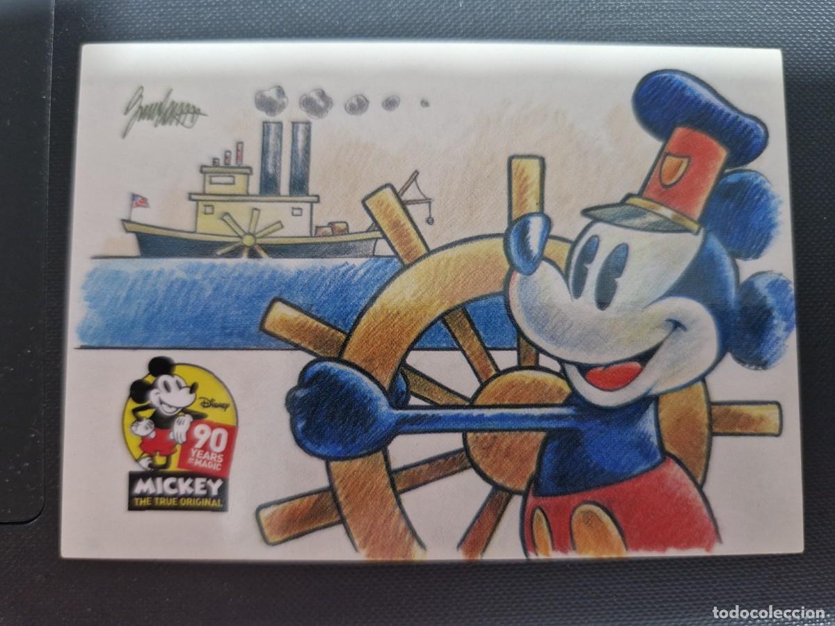 Trading cards: CARD N&ordm; X28 Mickey Mouse Disney Sticker Story [90 a&ntilde;os] PANINI 2018