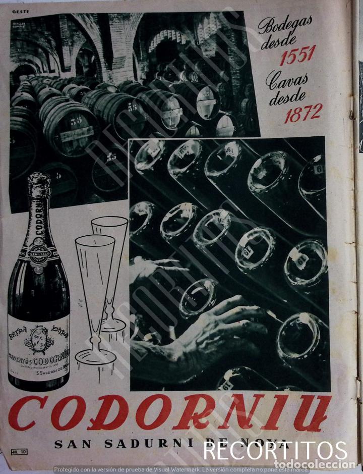 Trading cards: CODORNIU CAVA ANUNCIO PUBLICIDAD - Foto 1
