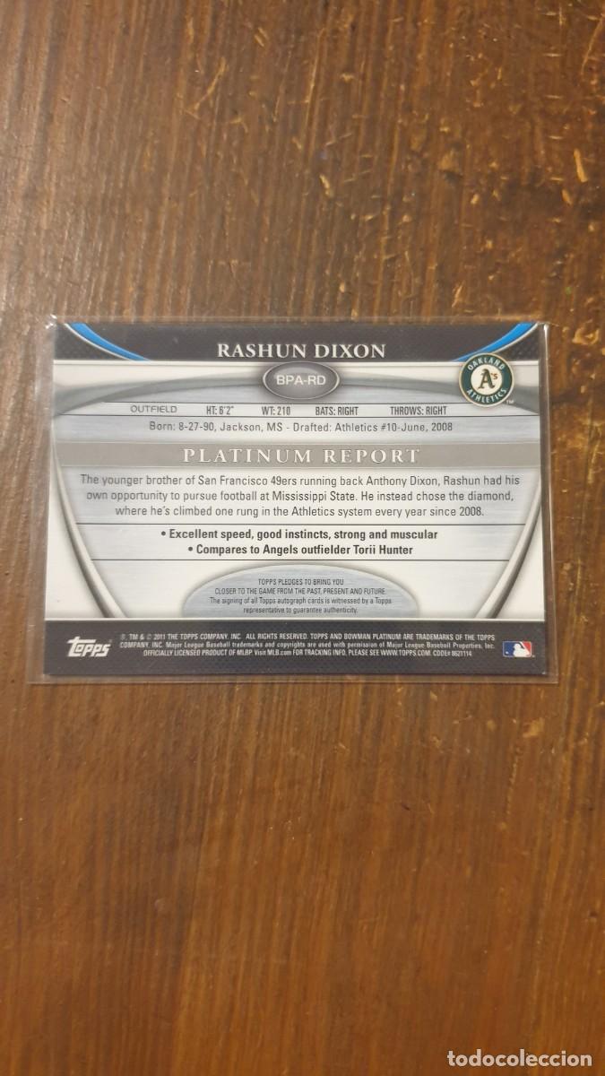 Trading cards: RASHUN DIXON SIGNED CARD - Foto 2