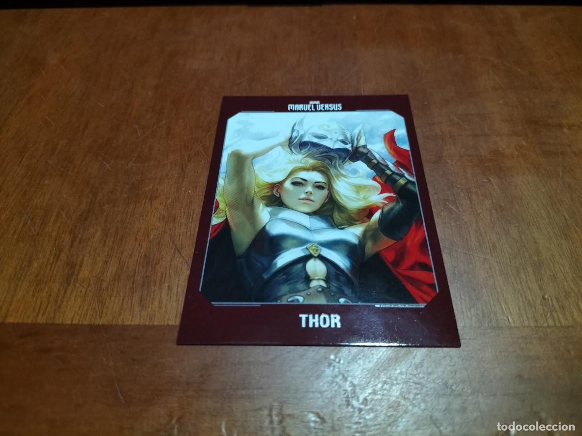 Figurine Collezionabili: 73 THOR MARVEL VERSUS. PANINI. CARTA. CROMO. COMO NUEVA
