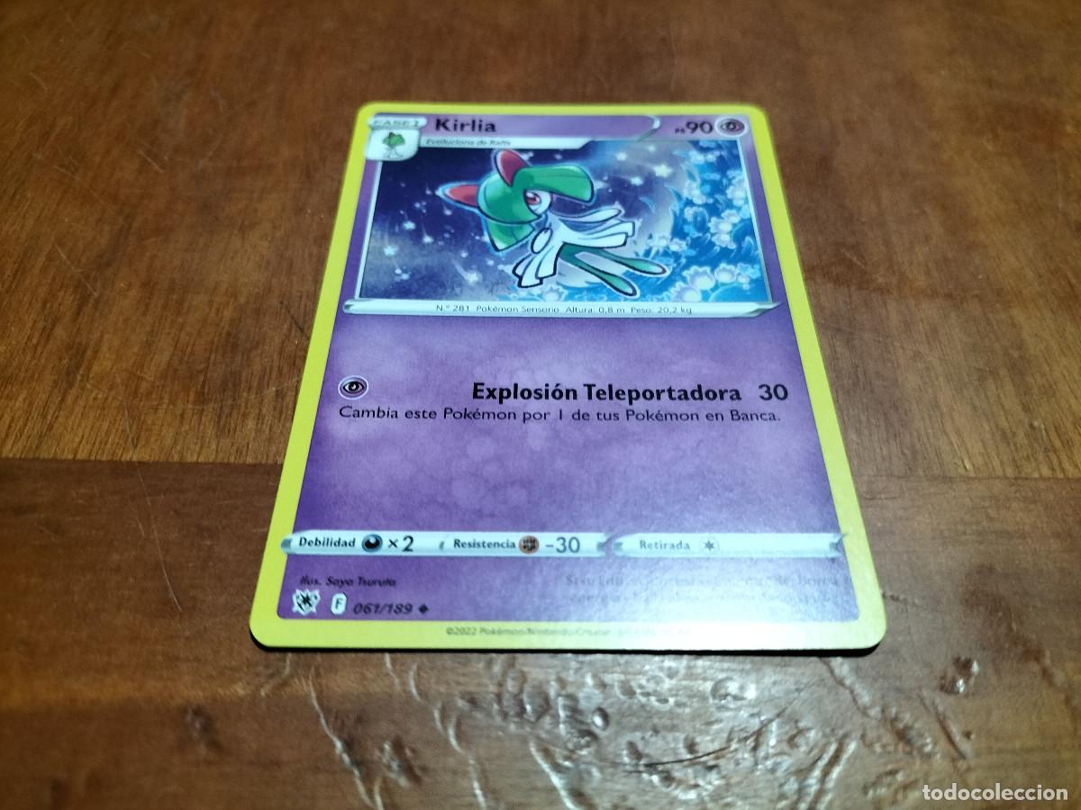 Trading cards: 051/189 KIRLIA POKEMON CARTA. CROMO. COMO NUEVA.