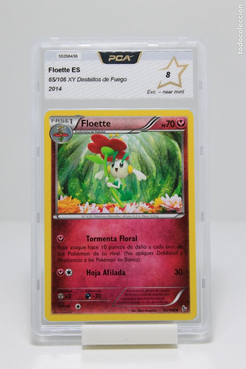 Trading cards: 2014 - FLOETTE - POKEMON - CERTIFICADO PCA 8 - Foto 1