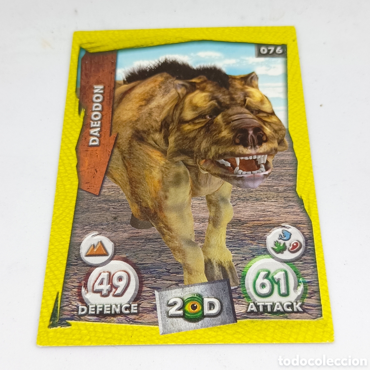 Trading cards: CARTA DINOSAURS. N&deg;076 - Foto 1