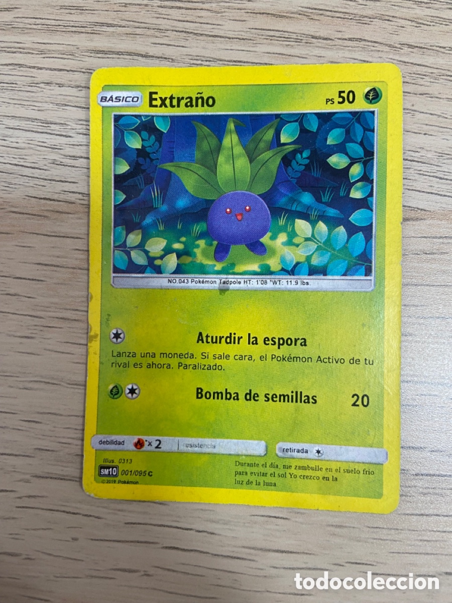Trading cards: (I) Carta pokemon oddish - extra&ntilde;o - Foto 1