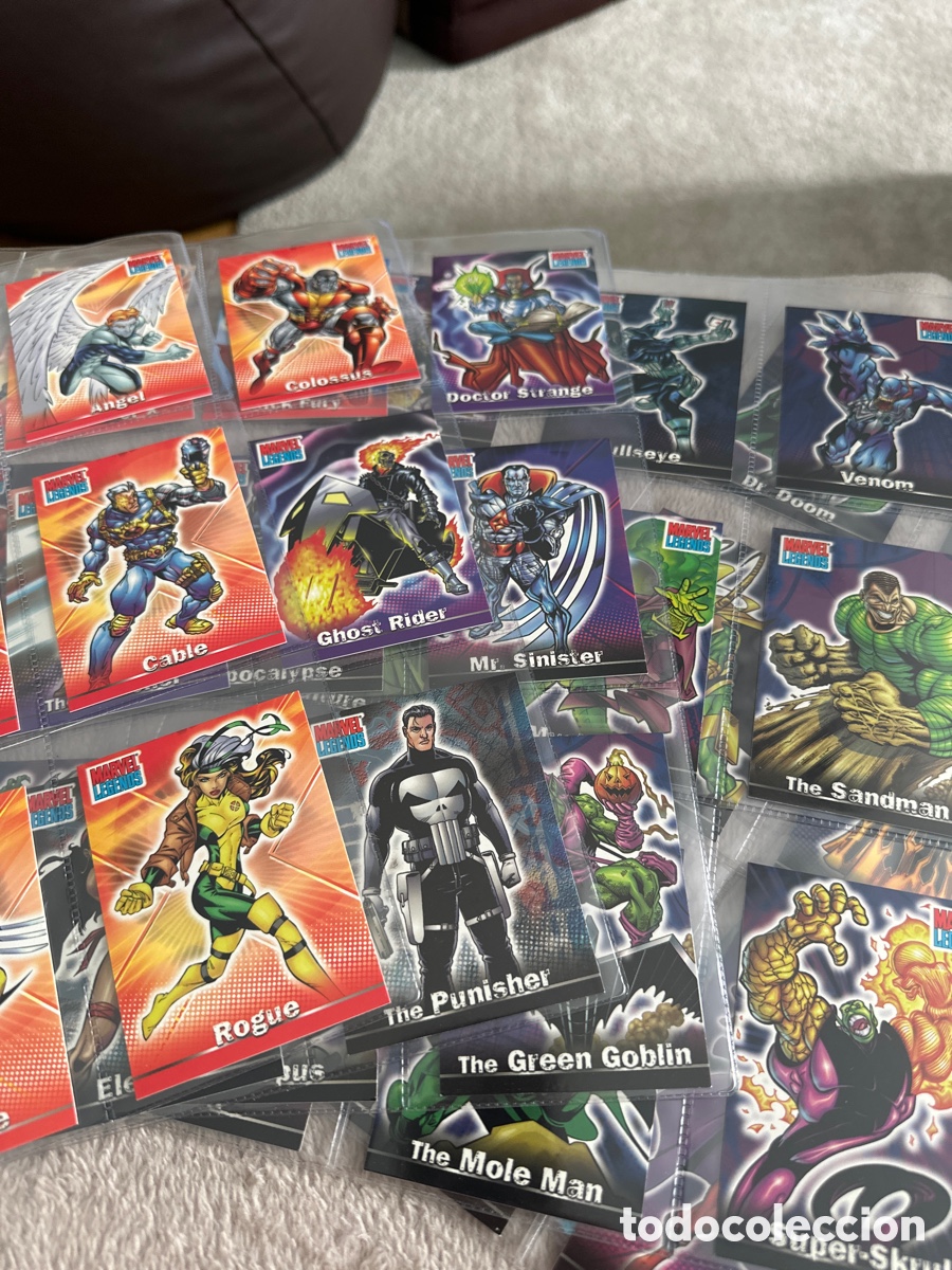Trading cards: MARVEL LEGENDS-72 TRADING CARDS COMPLETA - Foto 3