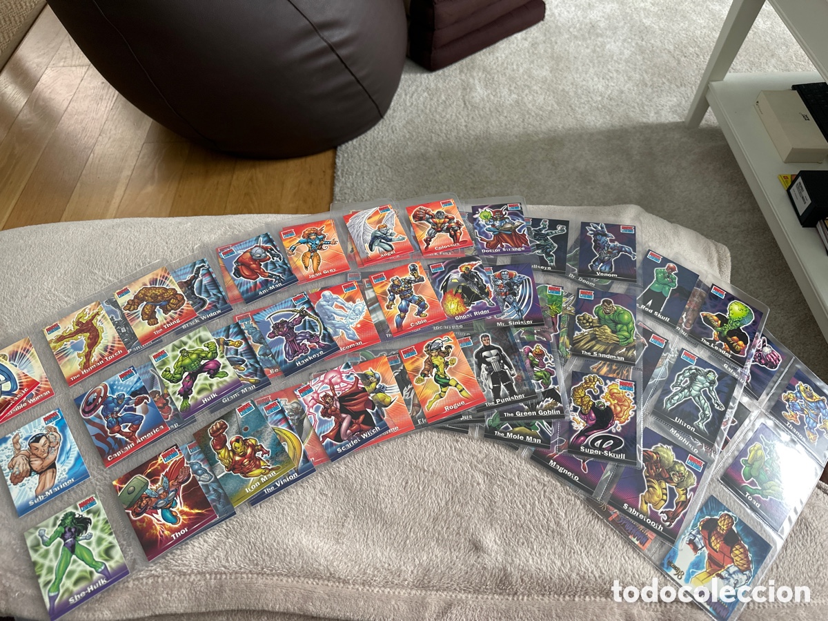 Trading cards: MARVEL LEGENDS-72 TRADING CARDS COMPLETA - Foto 1