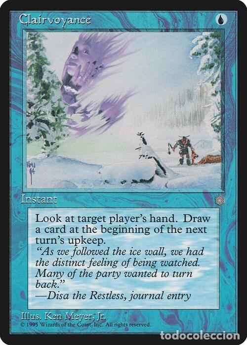 Trading Cards: Carta MTG-Chiaroveggenza-Era Glaciale-EN-Good-Common - Magic the gathering