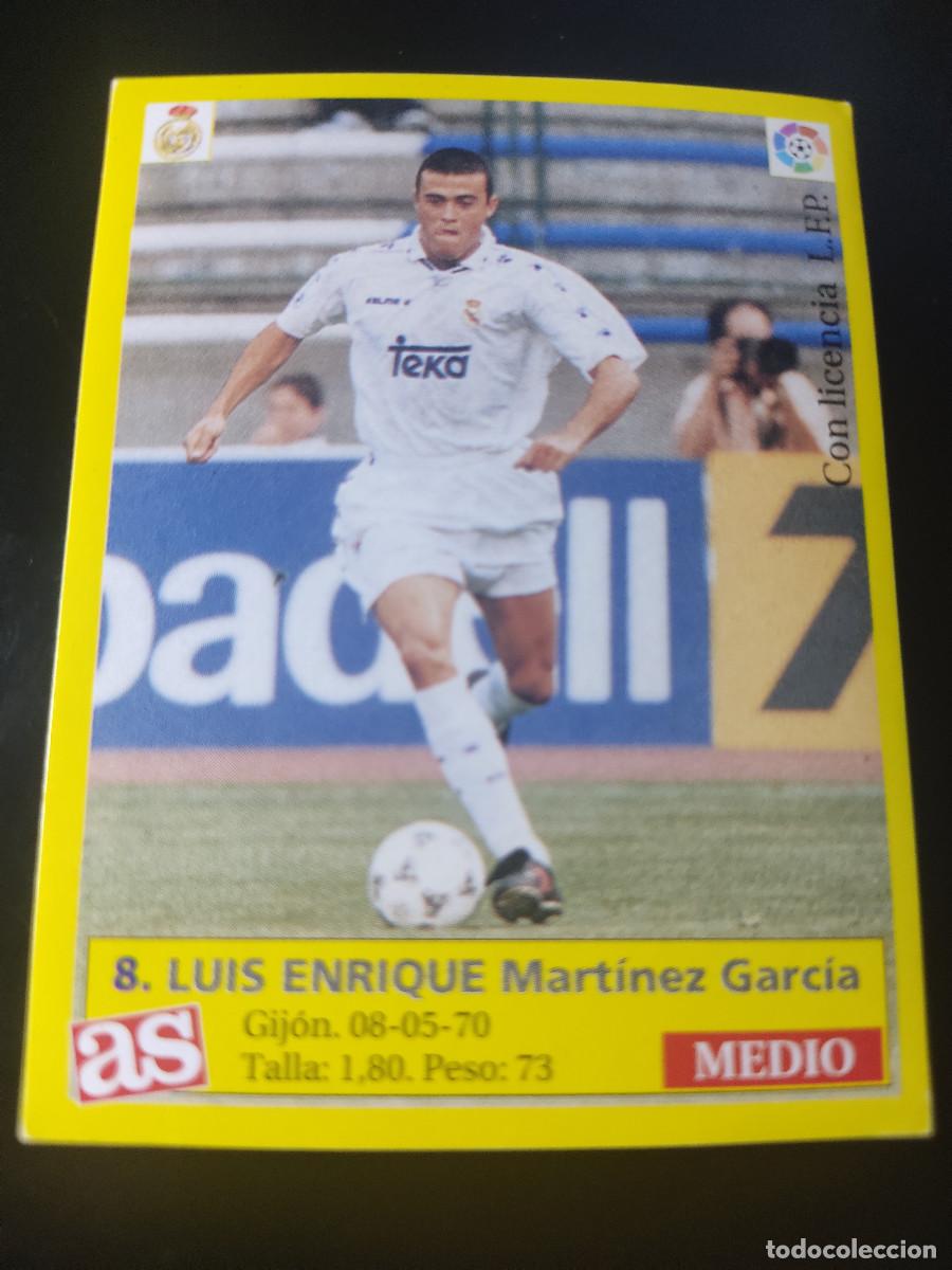 Trading Cards: As 1995/96 - 8 Luis Enrique - Real Madrid.