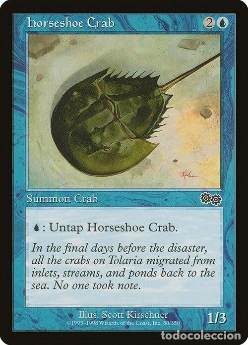 Trading Cards: Carta MTG-Granchio Ferro di Cavallo-Saga di Urza-ITA-EX-Common - Magic the gathering