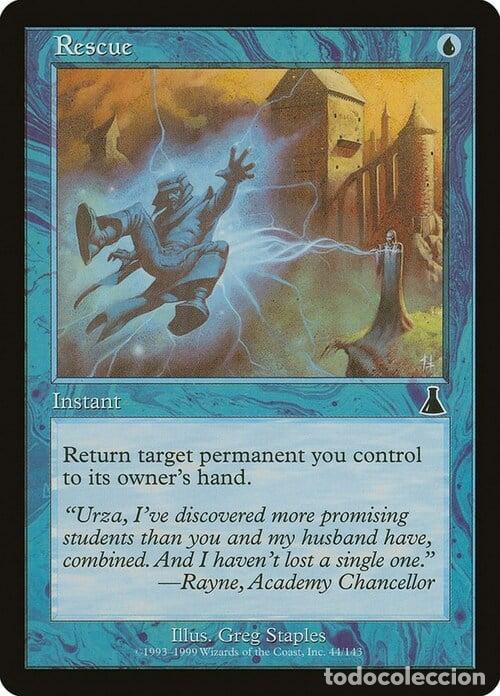 Trading Cards: Carta MTG-Salvataggio-Destino di Urza-EN-EX-Common - Magic the gathering