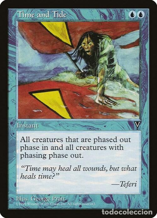 Trading Cards: Carta MTG-Maree del Tempo-Visioni-EN-EX-Uncommon - Magic the gathering