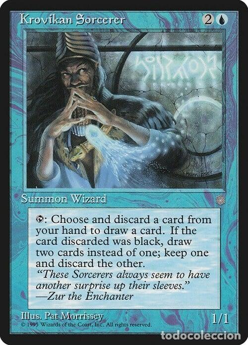 Trading Cards: Carta MTG-Stregone di Krov-Era Glaciale-EN-EX-Common - Magic the gathering