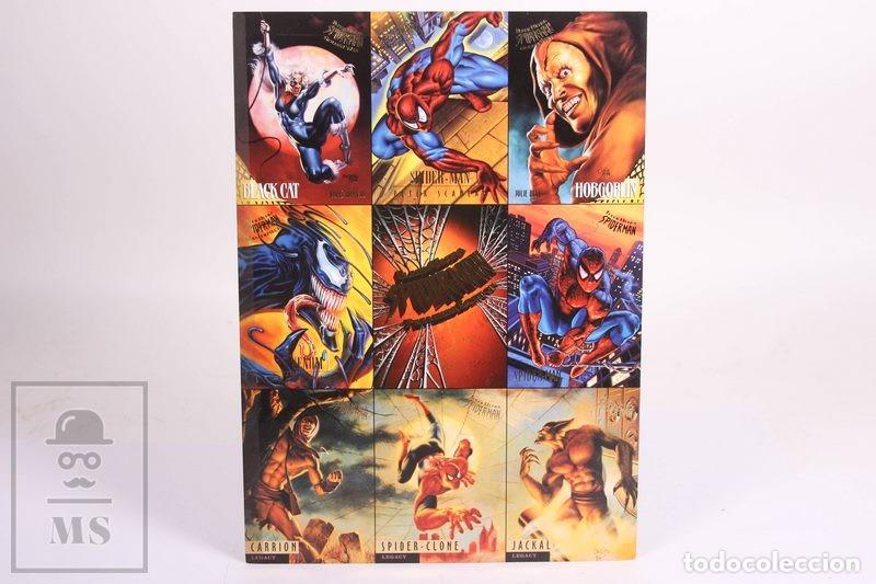 Trading Cards: Cart&oacute;n Publicitario Cartas Fleer Ultra Spiderman Premiere Edition 1995 Marvel Cards - 19,1 x 26,7 cm