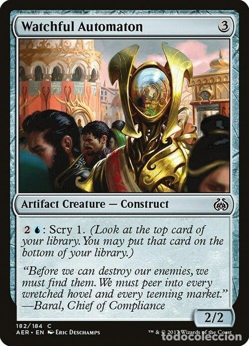 Trading Cards: Carta MTG-Automa Vigile-Rivolta dell&rsquo;Etere-ITA-EX-Common - Magic the gathering