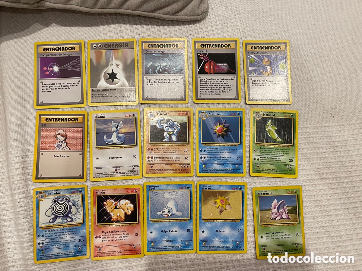 Lote impresionante de cartas pokemon 1 edición