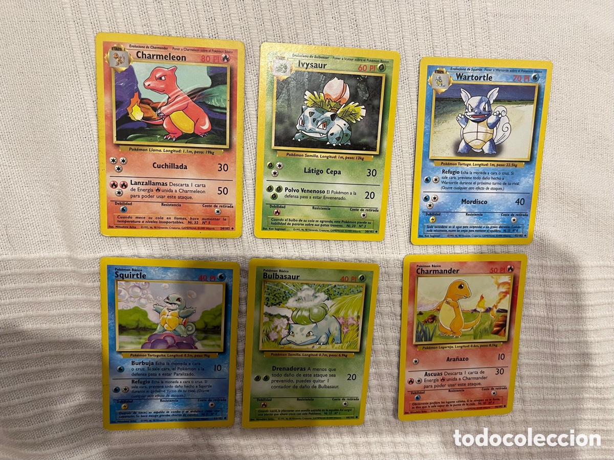 Lote impresionante de cartas pokemon 1 edición