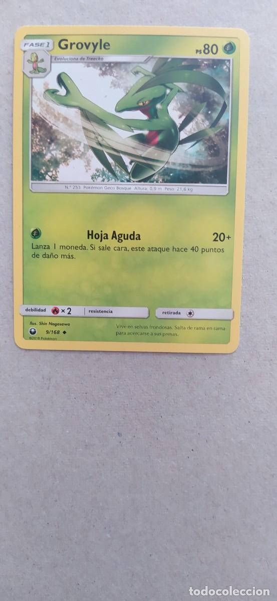 Trading Cards: POKEMON FASE 1 GROVYLE CROMO CARTA LAMINCARD 2018