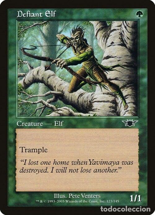 Trading Cards: Carta MTG-Elfo Audace-Legioni-ITA-Good-Common - Magic the gathering