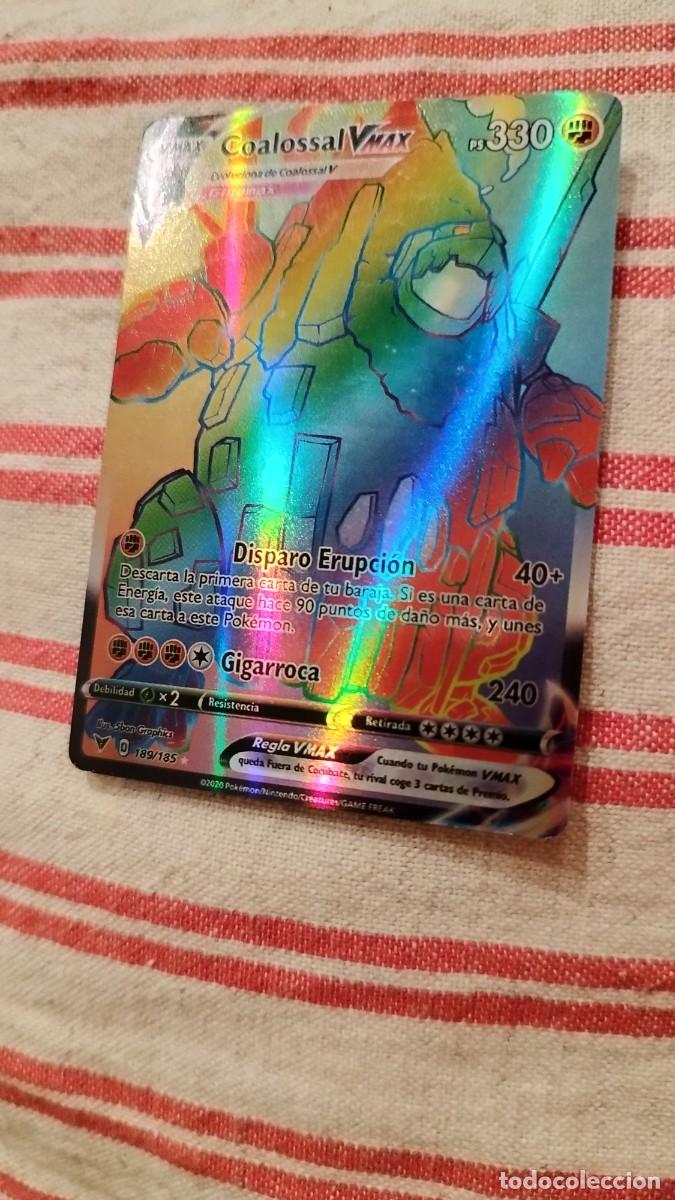 pokemon caitlin card 2020 Pokemon Coalossal Vmax 189/185 Secret Vivid Voltage main image 0