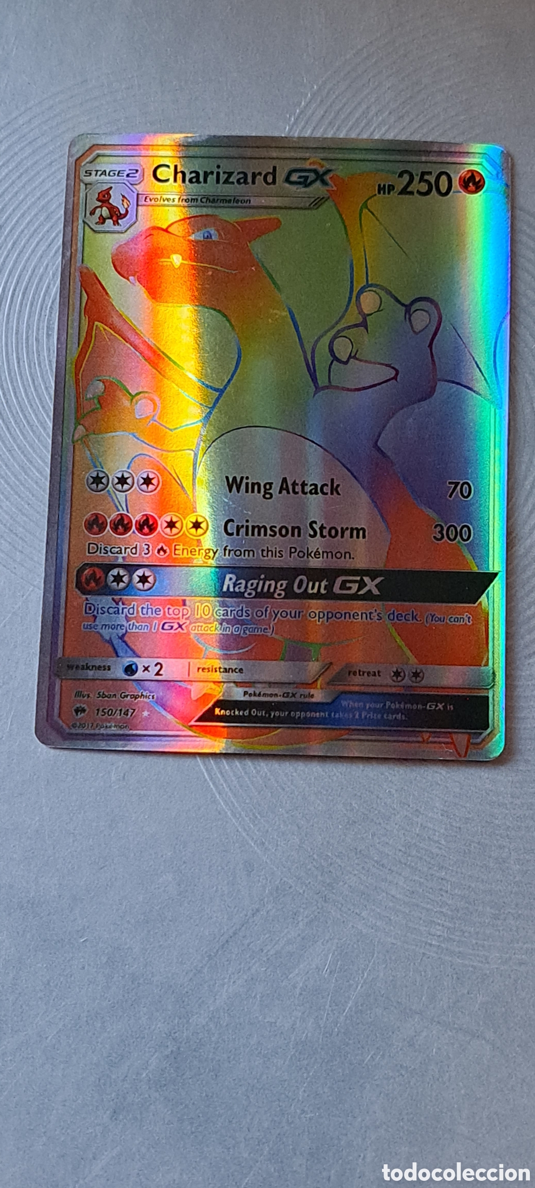 Carta Pokemon Charizard-GX