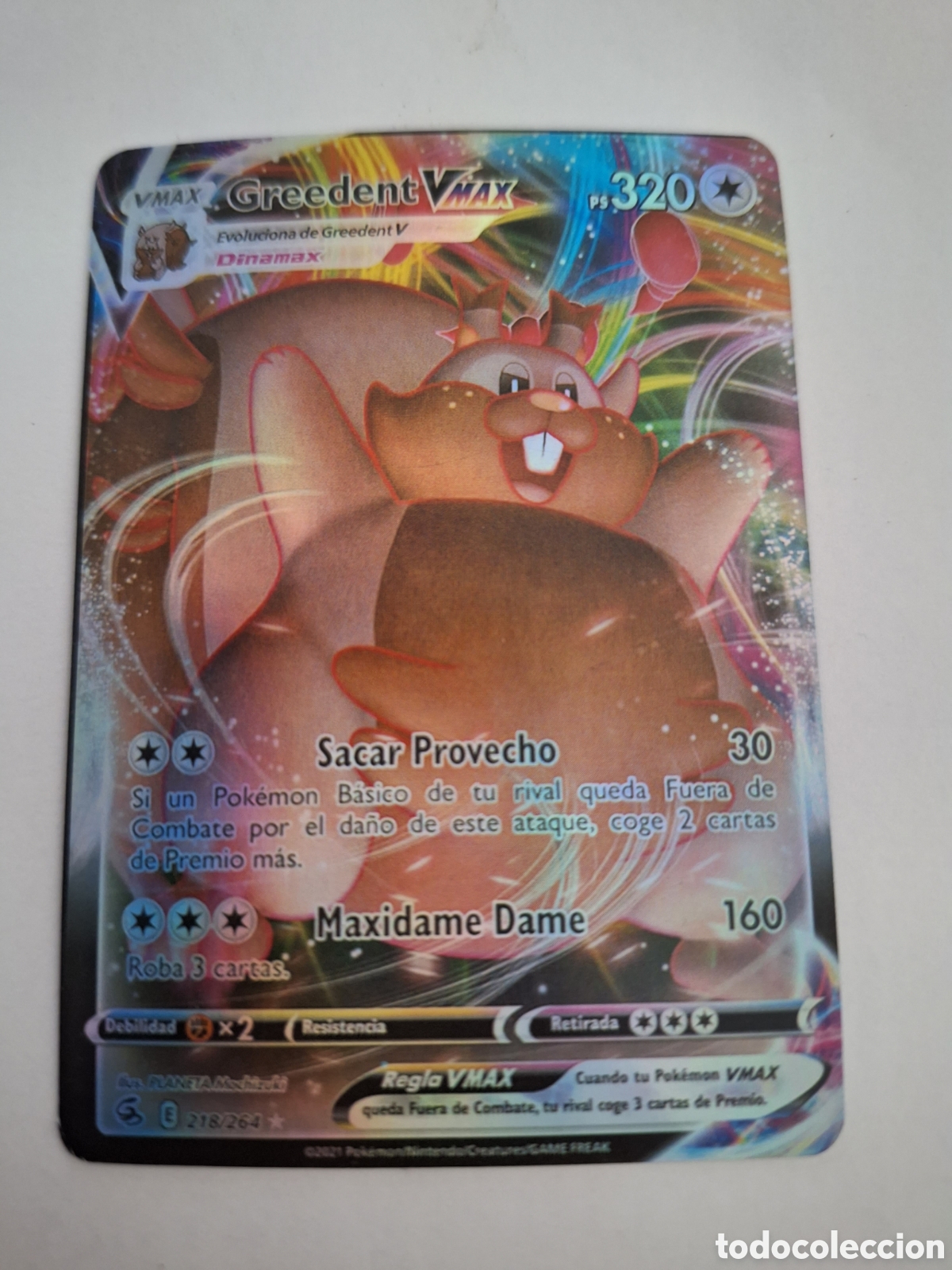 Trading cards: Pokemon - Greedent VMax 320ps - Foto 1