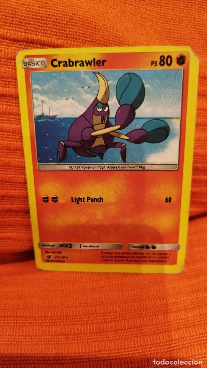 crabrawler pokemon card carta pokemon-basico ps 80 n 739 pok The item available is listed in the Title Pokemon Trading Card Game Sun