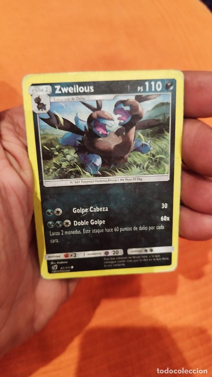 Trading cards: Carta Pokemon-FASE Zweilous velo de Deine PS110 N634 Pokemon Violento Altura: 1.4m Peso 50.0kg