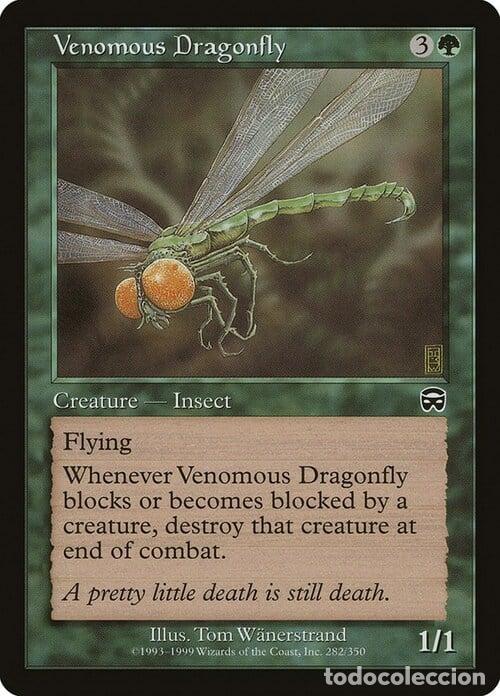 Trading Cards: Carta MTG-Libellula Velenosa-Maschere di Mercadia-ITA-EX-Common - Magic the gathering