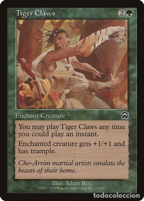 Trading Cards: Carta MTG-Artigli di Tigre-Maschere di Mercadia-ITA-Good-Common - Magic the gathering