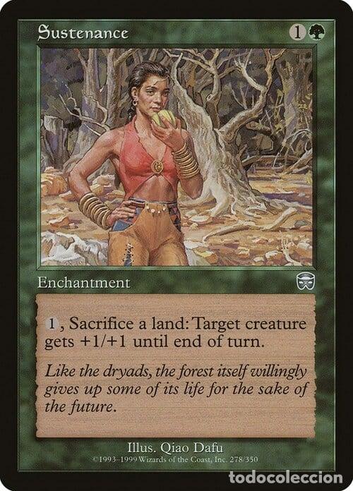 Trading Cards: Carta MTG-Sostentamento-Maschere di Mercadia-ITA-Good-Common - Magic the gathering