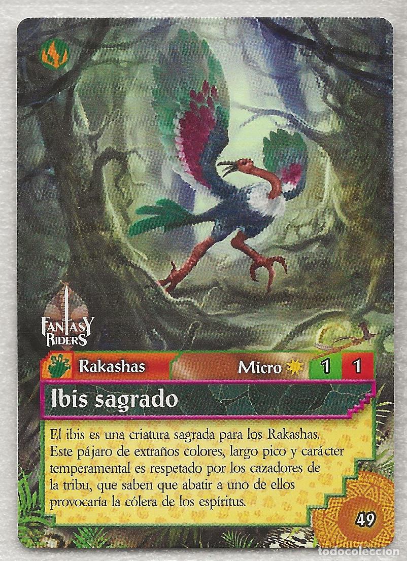 Trading cards: Fantasy Riders 3 049 Ibis sagrado Micro - Foto 1