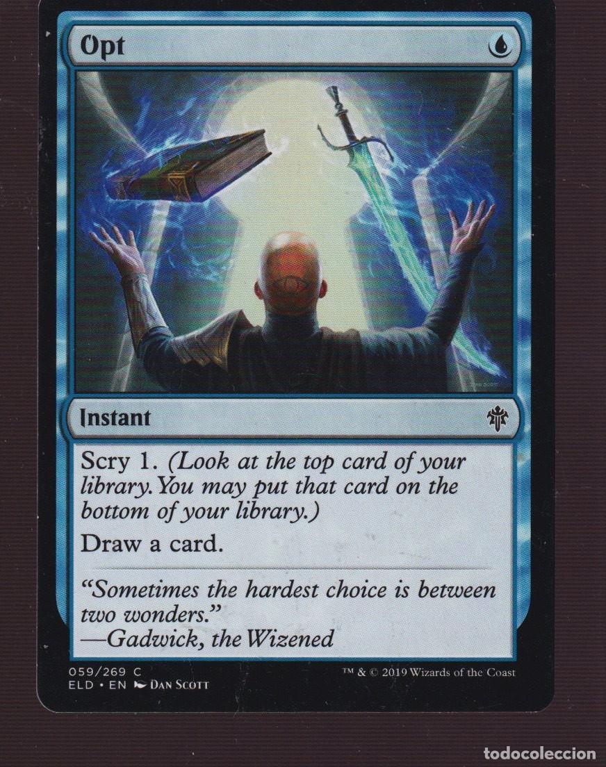Trading cards: carta magic the gathering, deckmaster. Opi 059/269 a&ntilde;o 2019 - Foto 1
