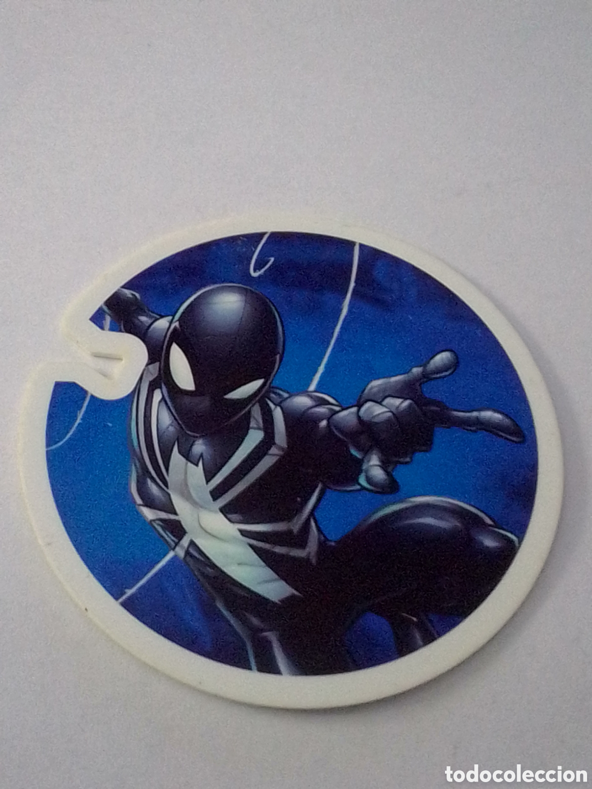 Trading cards: TAZO 000 FLIZZ 51 MARVEL TRAJE SIMBIONTE DI&Aacute;METRO 55 MM VENOM SPIDERMAN VENON