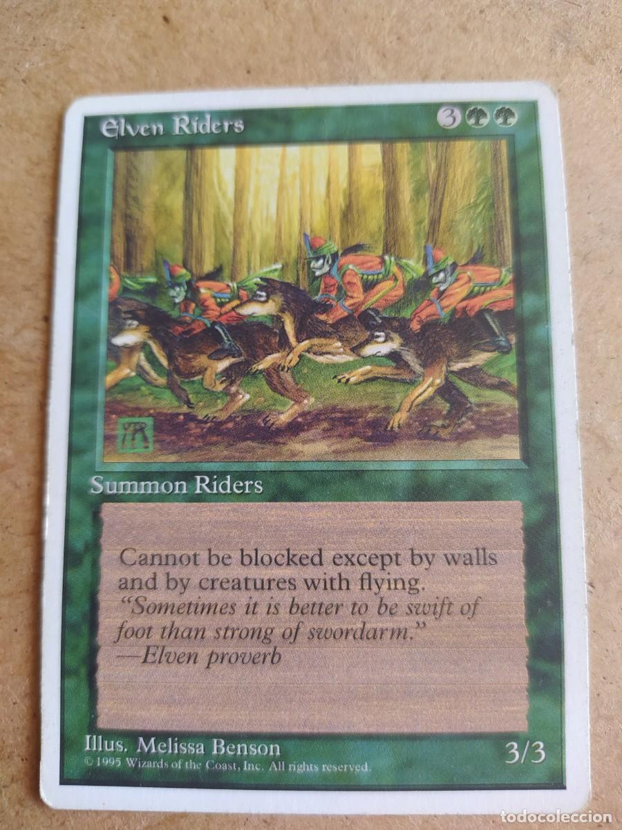 Trading cards: Magic the gathering - elven riders - Foto 1