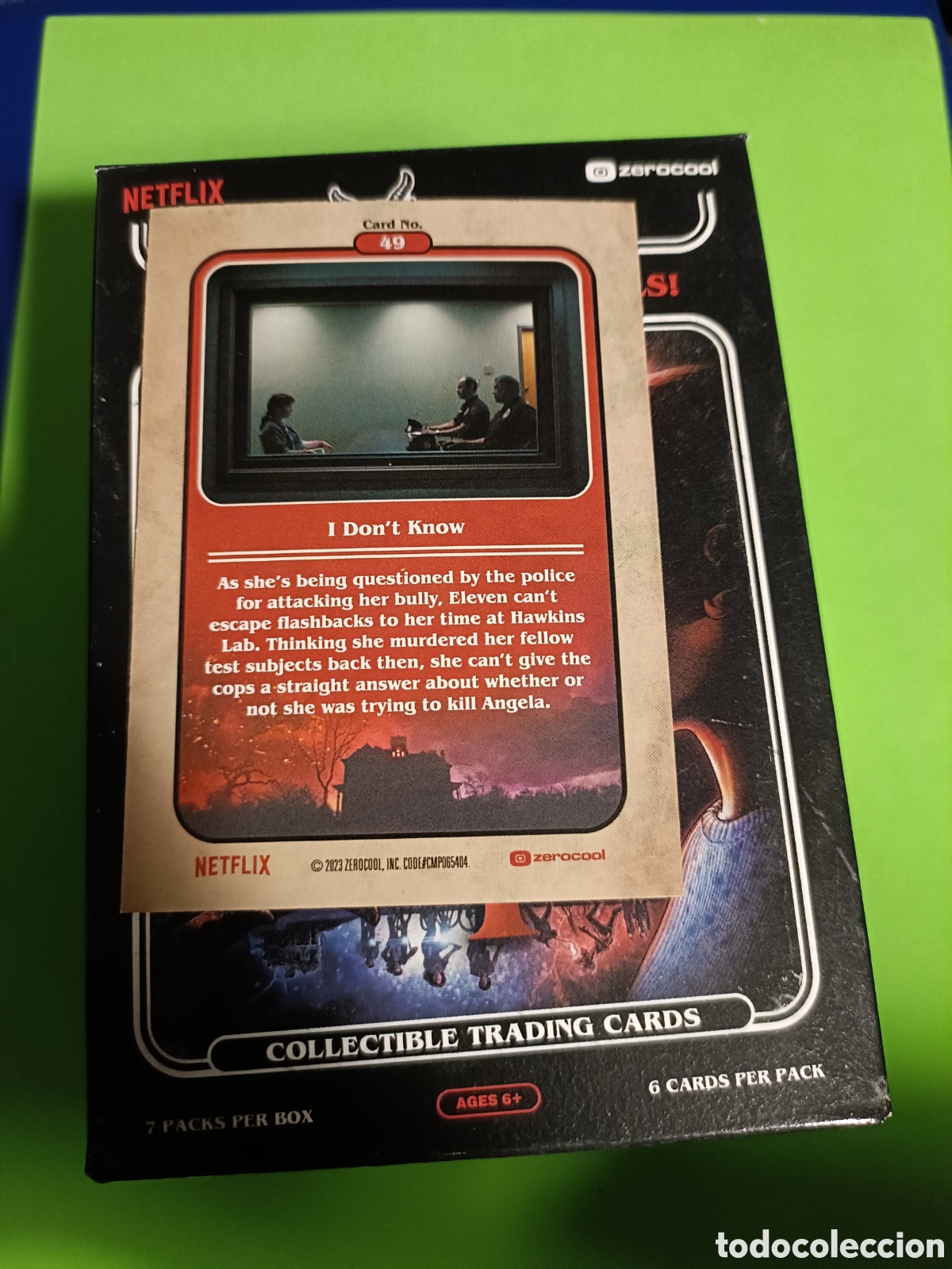 Trading cards: Stranger things 4 Zerocool - Topps - 49 I dont know - Foto 2