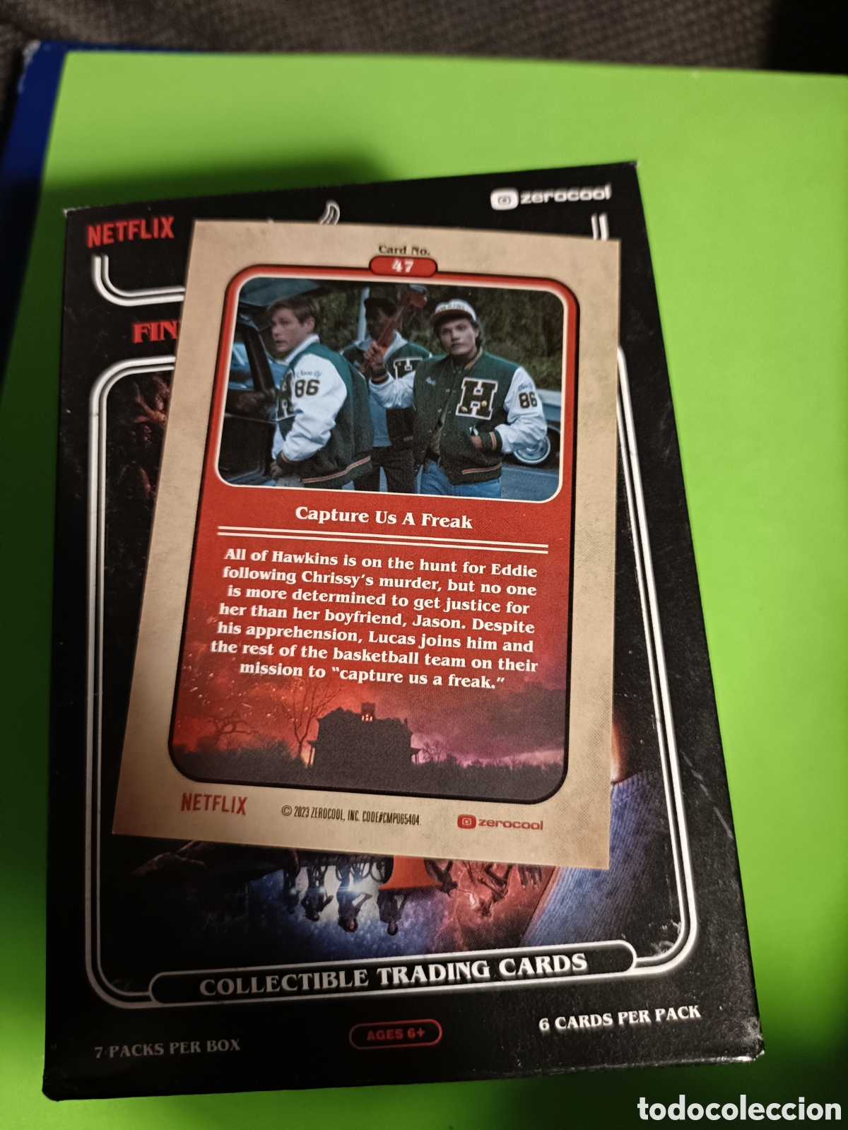 Trading cards: Stranger things 4 Zerocool - Topps - 47 Capture Us a freak - Foto 2