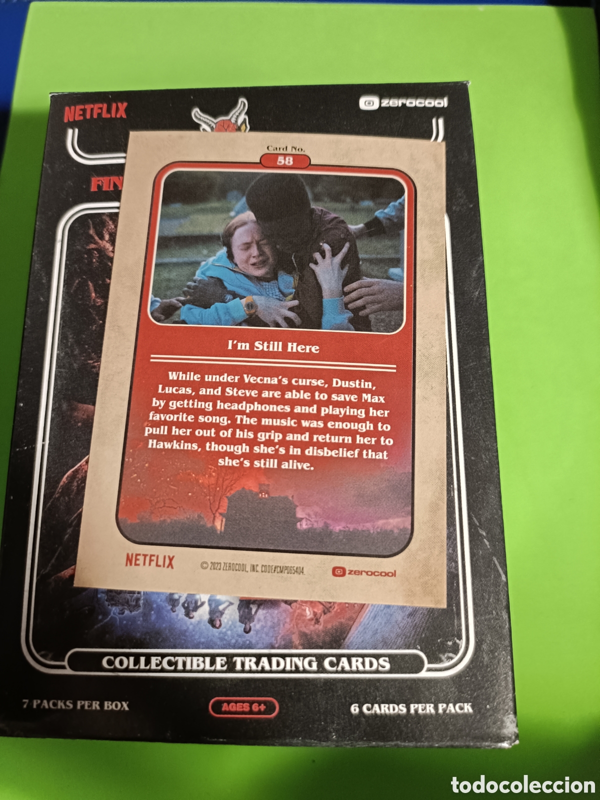 Trading cards: Stranger things 4 Zerocool - Topps - 58 Im still here - Foto 2
