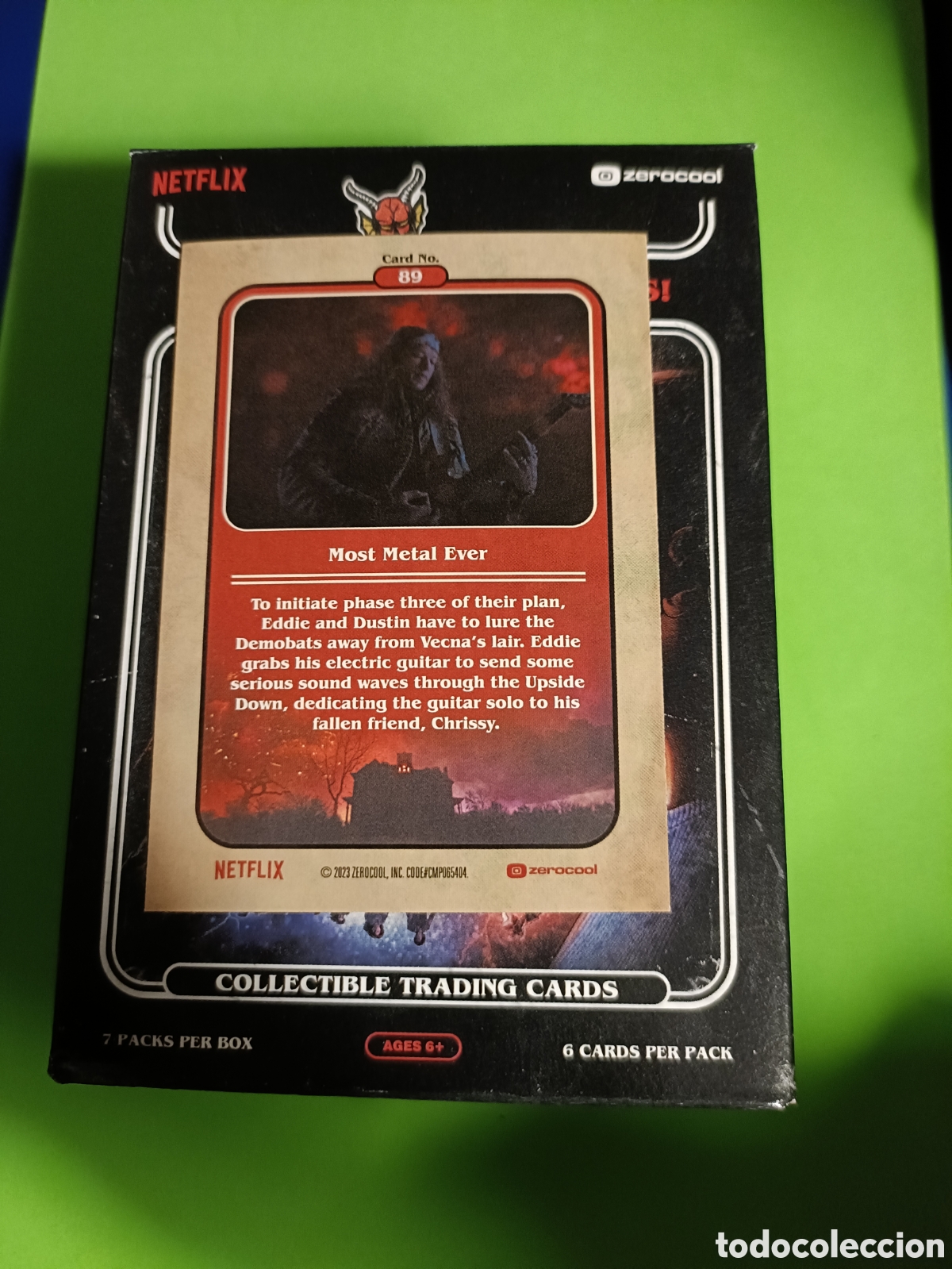 Trading cards: Stranger things 4 Zerocool - Topps - 89 Most metal ever - Foto 2