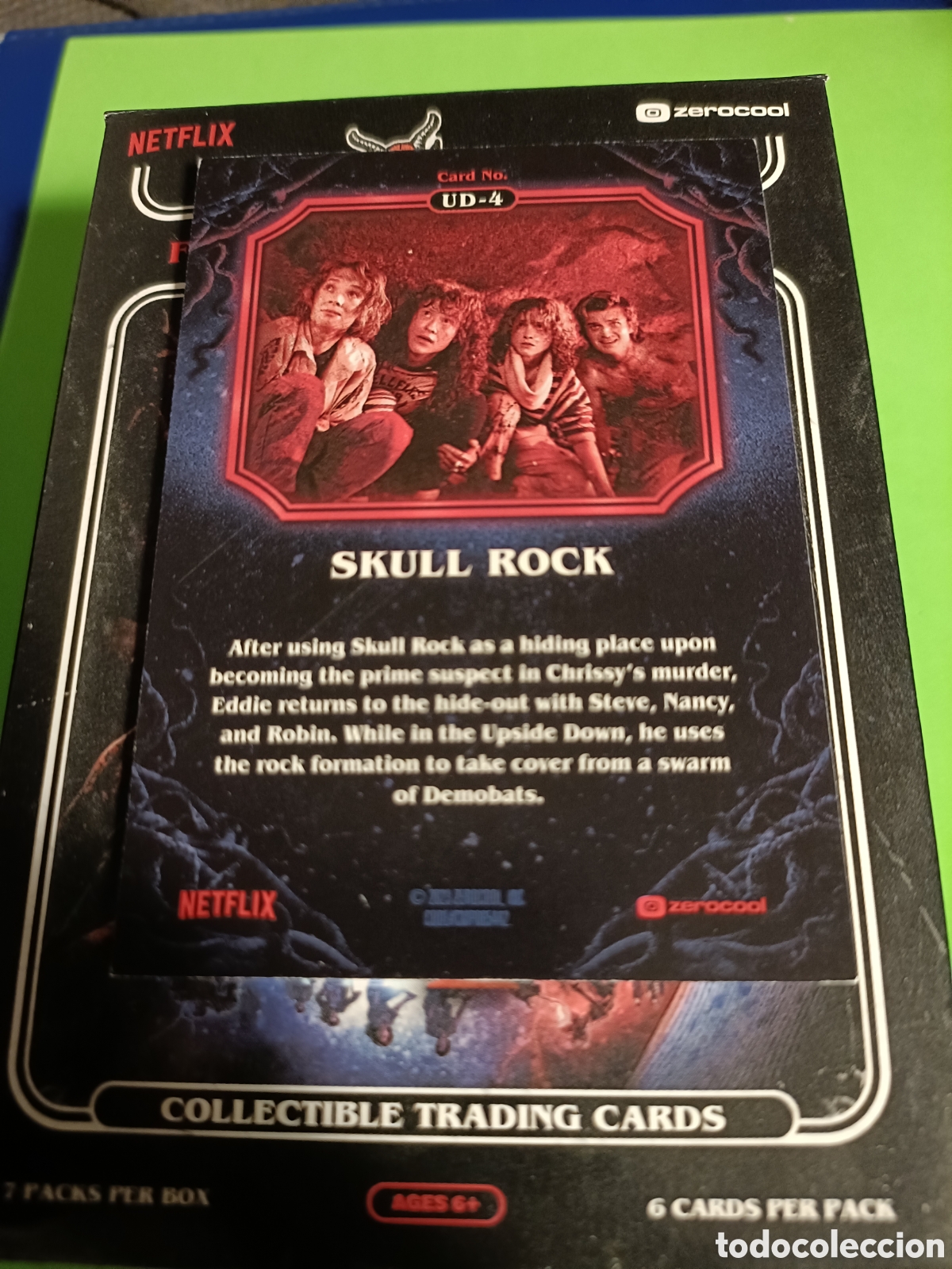 Trading cards: Stranger things 4 Zerocool - Topps - UD 4 Skull Rock - Foto 2