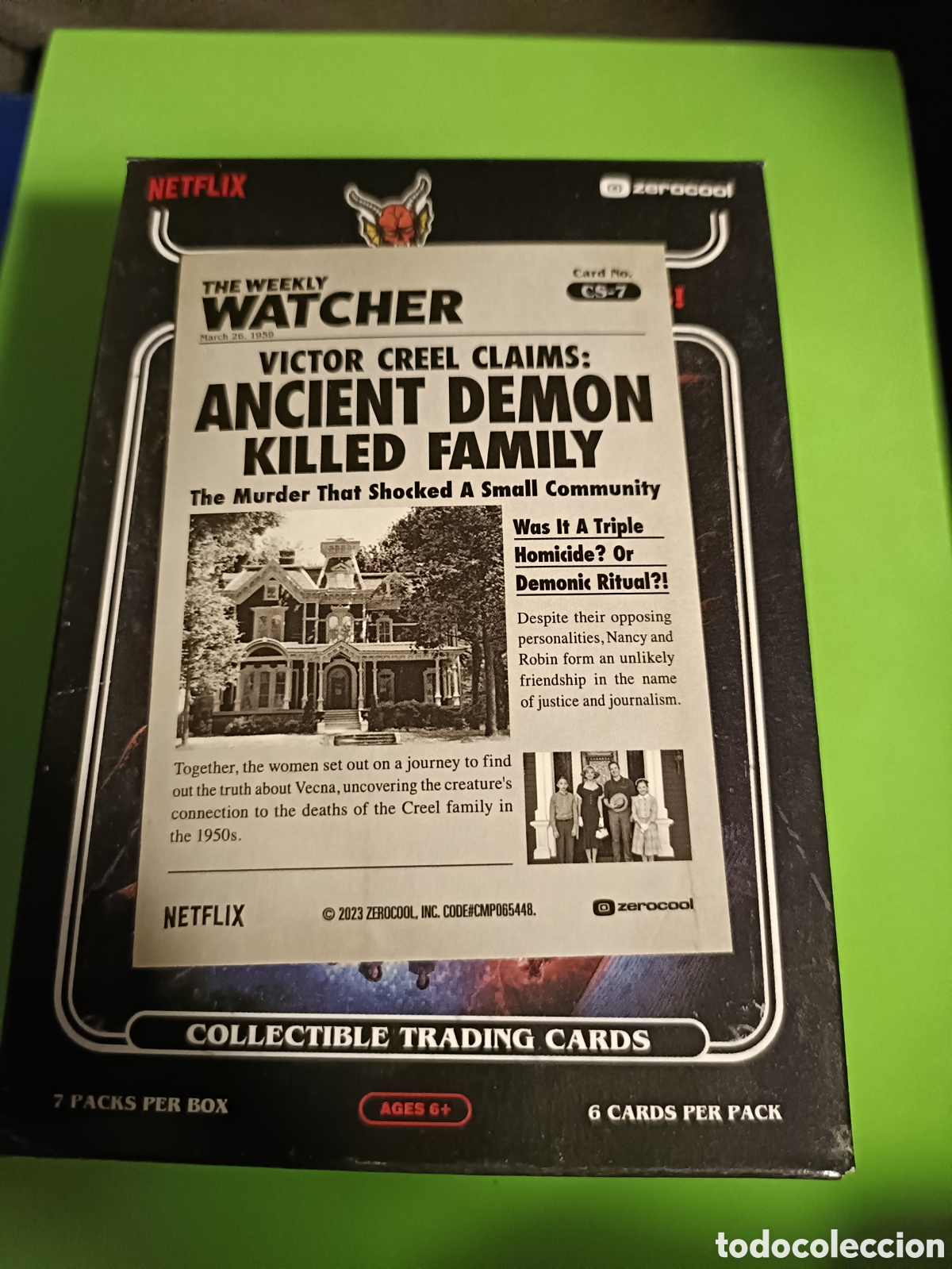 Trading cards: Stranger things 4 Zerocool - Topps - CS 7 Nancy y Robin - Foto 2
