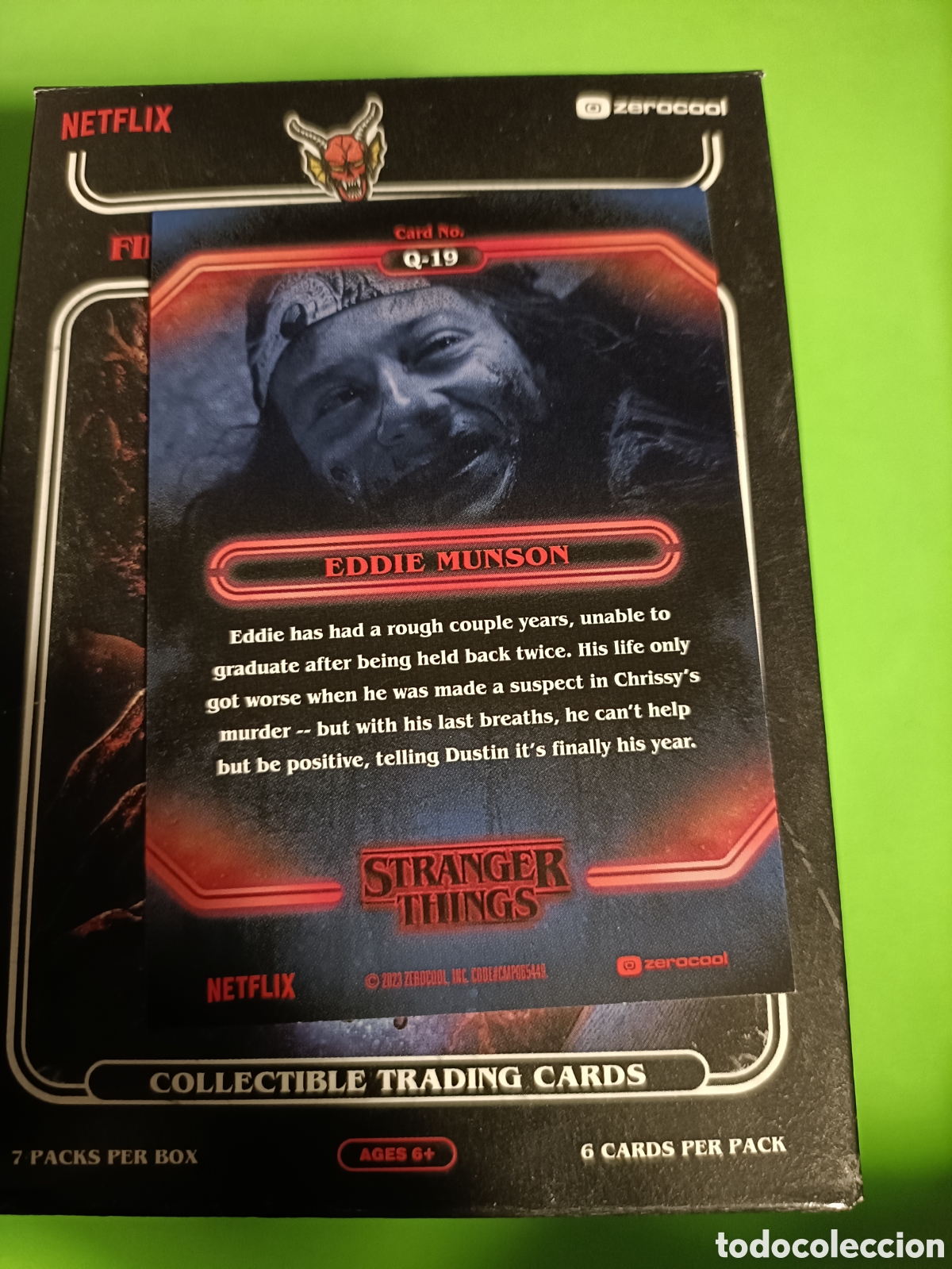 Trading cards: Stranger things 4 Zerocool - Topps - Q 19 Eddie Munson - Foto 2