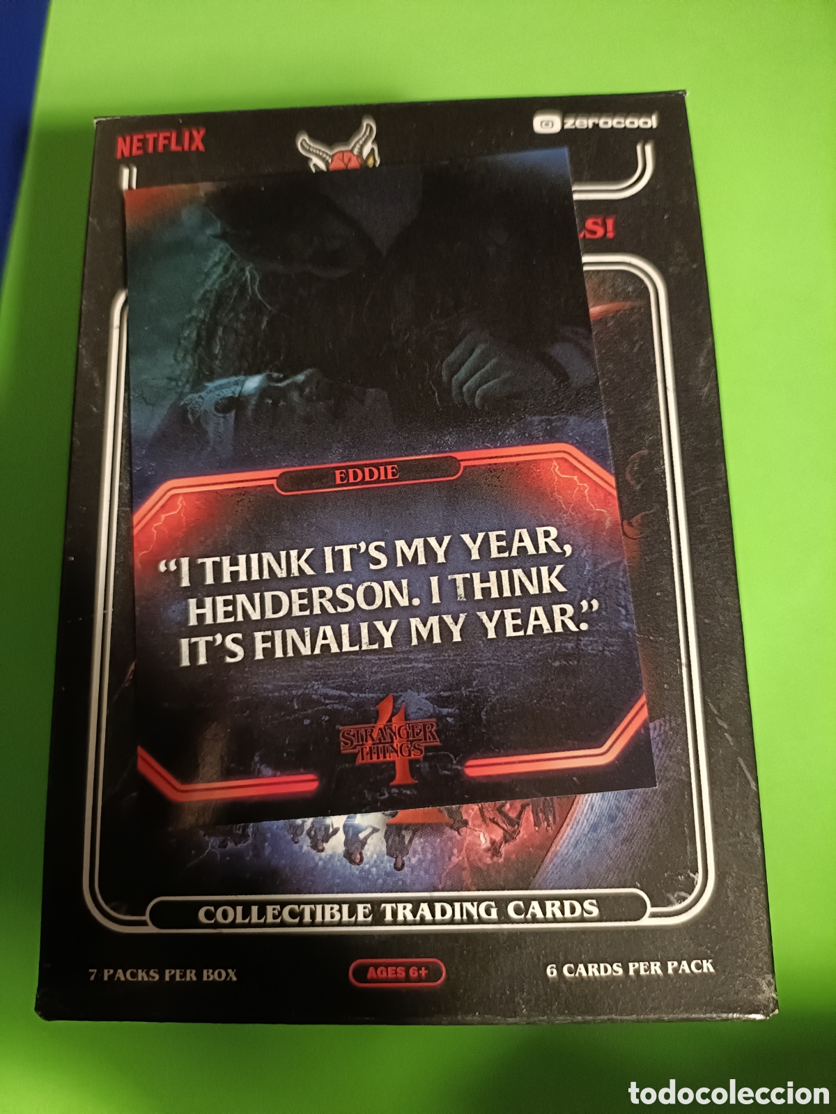 Trading cards: Stranger things 4 Zerocool - Topps - Q 19 Eddie Munson - Foto 1