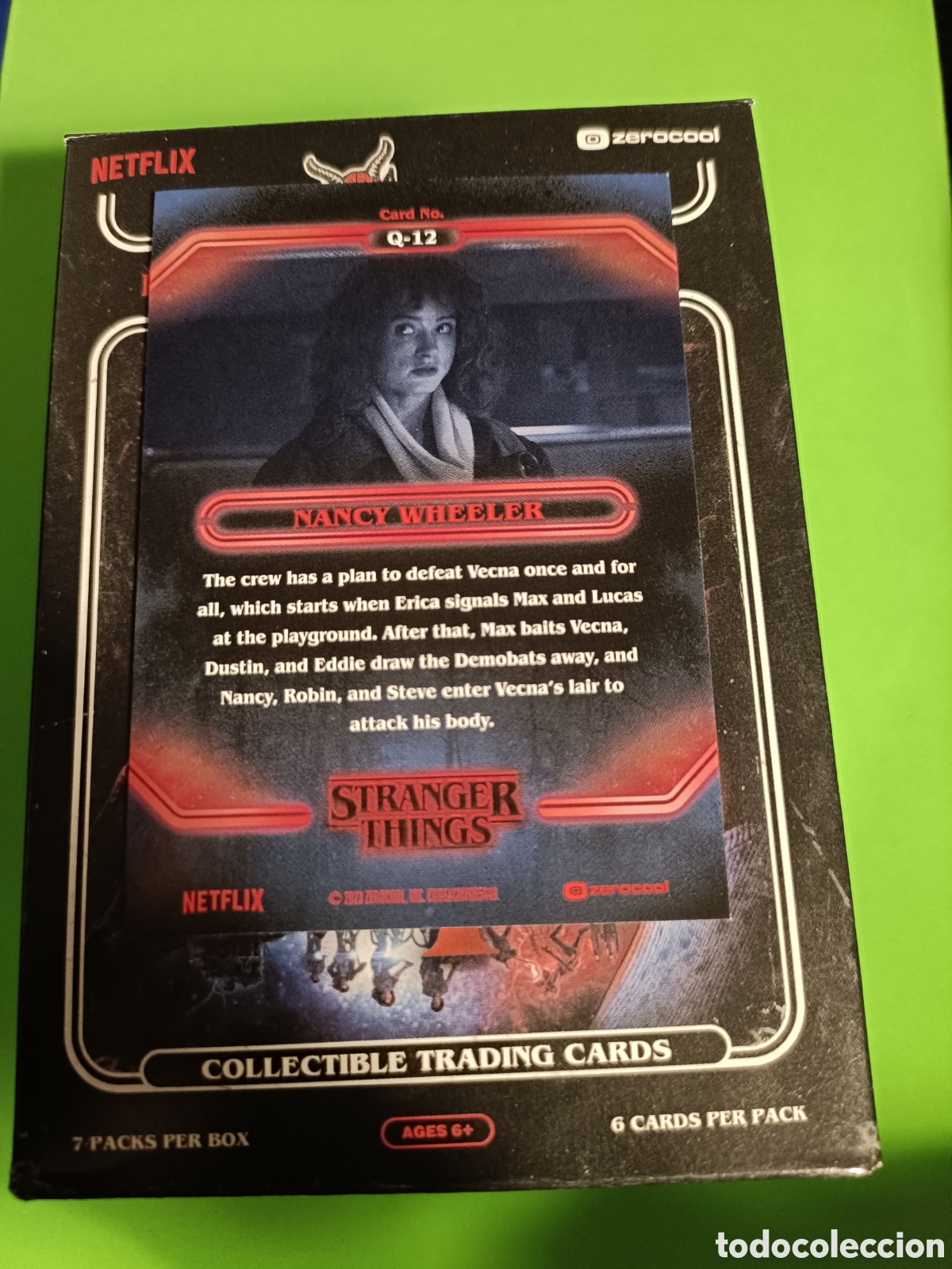 Trading cards: Stranger things 4 Zerocool - Topps - Q 12 Nancy Wheeler - Foto 2