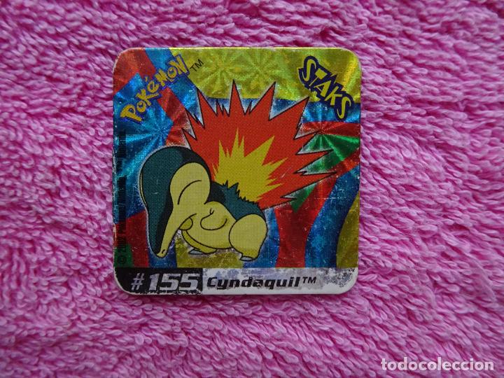 Trading Cards: cyndaquil staks pokemon 155 panini 2002 nintendo staks imantados