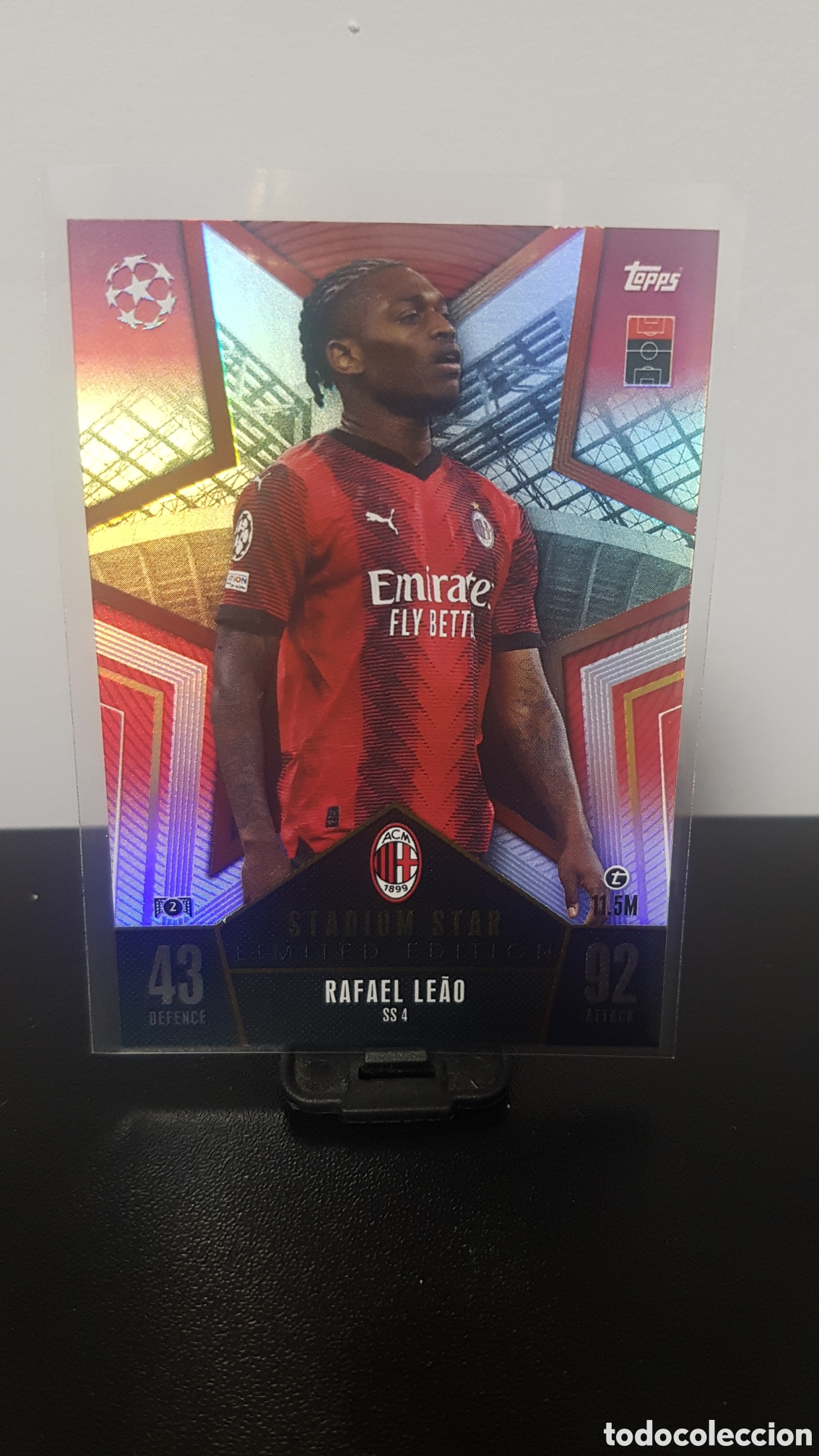 Sammelkarten: SS4 RAFAEL LEAO AC MILAN STADIUM STAR LIMITED EDITION TOPPS MATCH ATTAX 2023-24