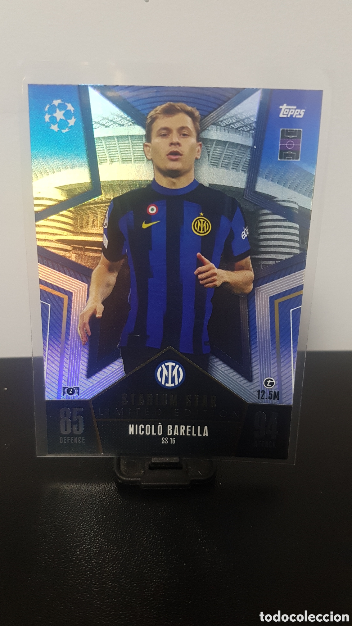 Sammelkarten: SS16 NICOL&Ograve; BARELLA FC INTERNAZIONALE MILANO STADIUM STAR LIMITED EDITION TOPPS MATCH ATTAX 2023-24