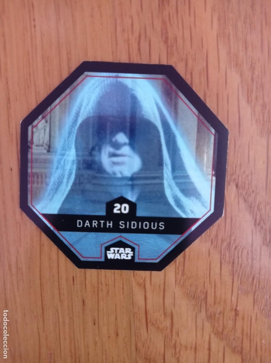 Trading cards: STAR WARS TAZO LECLERC 20 DARTH SIDIOUS - Foto 1
