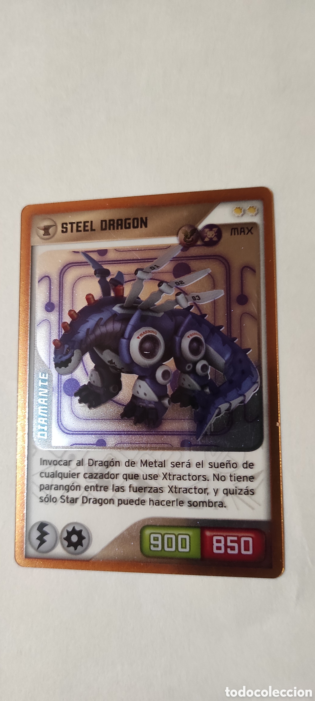 Trading cards: Invizimals. Steel dragon - Foto 1