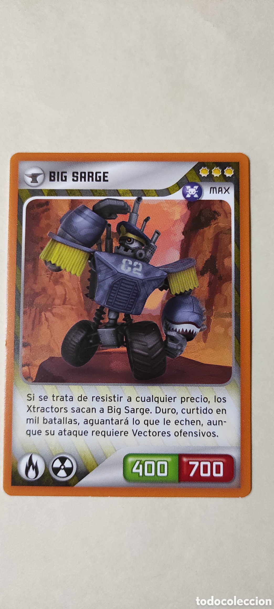 Trading cards: Invizimals. Big sarge - Foto 1