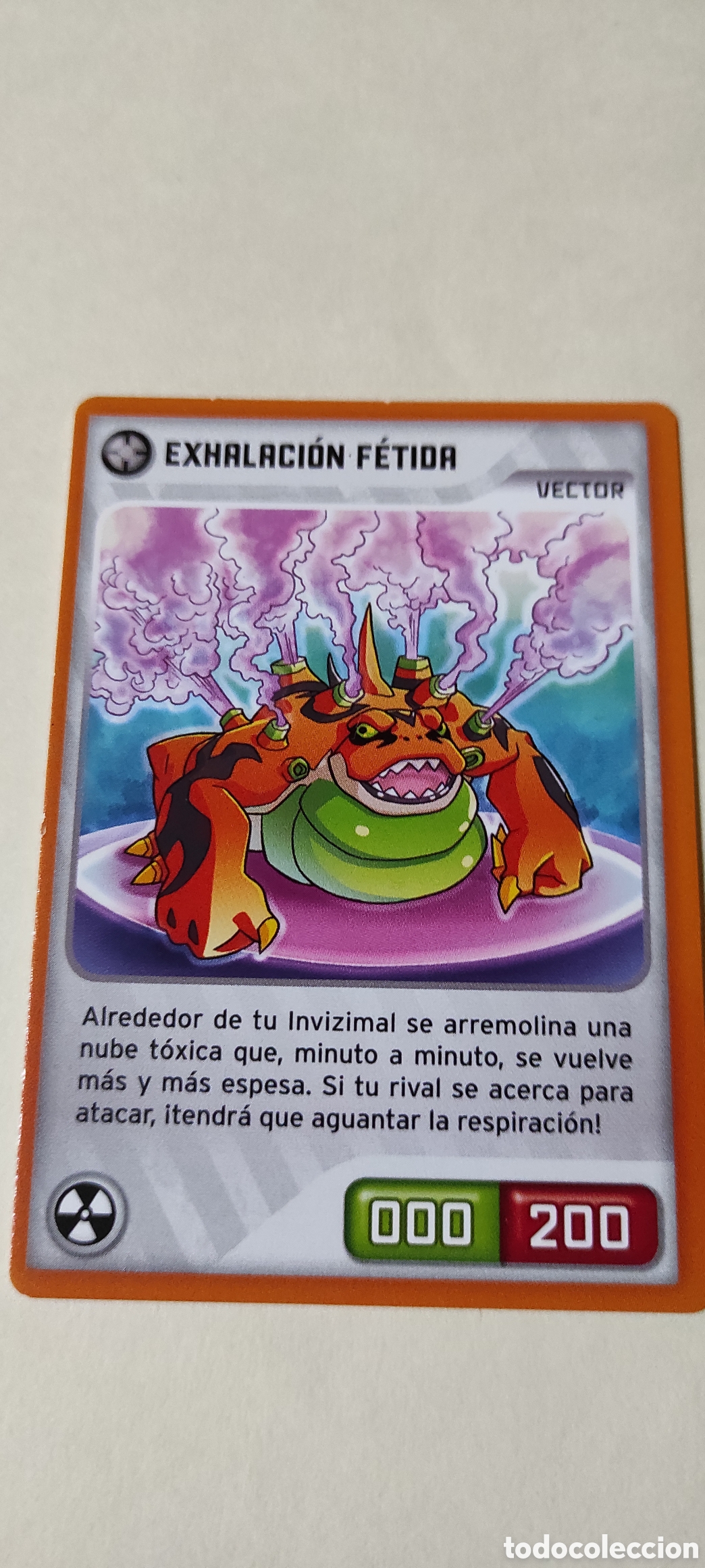 Trading cards: Invizimals. Exhalaci&oacute;n f&eacute;tida - Foto 1